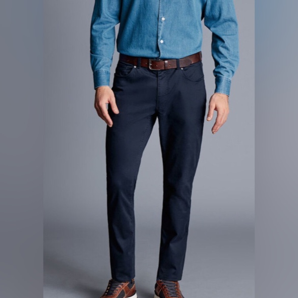 English Laundry Dark Blue Straight Chino Pocket Pants 36/30
